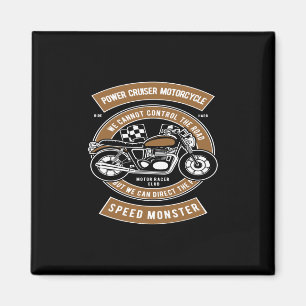 Aimant monstre de vitesse motocyclette de croiseur de pui