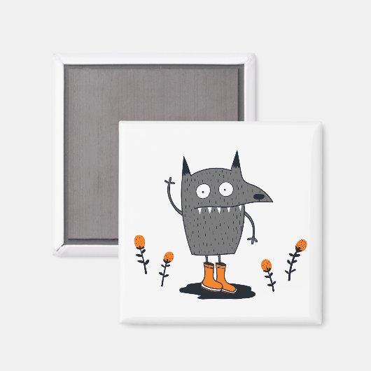 Aimant Monstre Drôle (Recto/Verso)