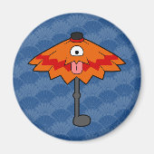 Aimant Monstre parapluie japonais - Yokai classique (Devant)