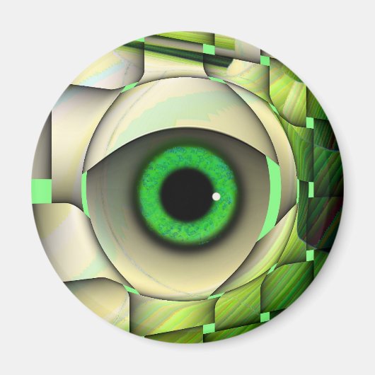 Aimant Monstre vert (Devant)