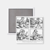 Aimant Monstres nés du Deluge (Recto/Verso)