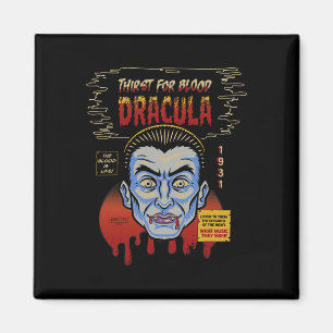Aimant Monstres universelles Dracula Masque Vintage Hallo