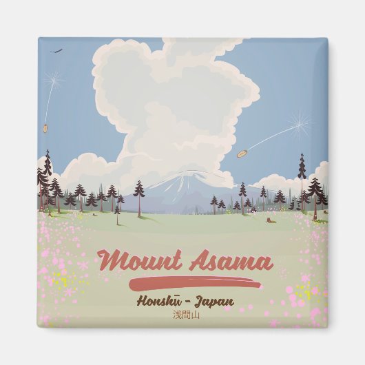 Aimant Mont Asama Honshū. (Devant)