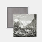 Aimant Mont Blanc des Thermes de Saint-Didier (Recto/Verso)