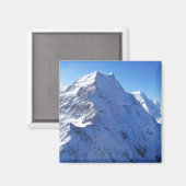 Aimant Mont Cook (Aoraki) Peak, Nouvelle-Zélande (Recto/Verso)