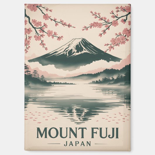 Aimant Mont Fuji Japon (Recto)