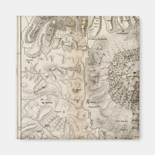 Aimant Mont Gibel, Etna (Devant)