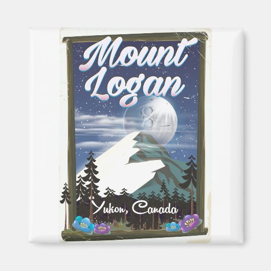 Aimant Mont Logan, Yukon, Canada (Devant)