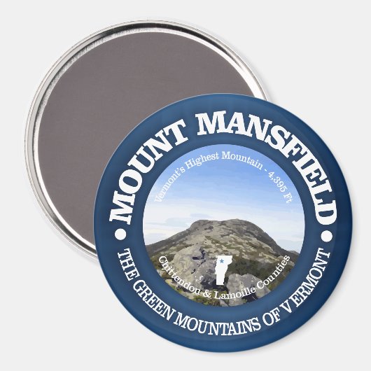 Aimant Mont Mansfield (Recto/Verso)