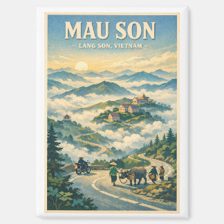 Aimant Mont Mau Son, Lang Son, voyage au Vietnam