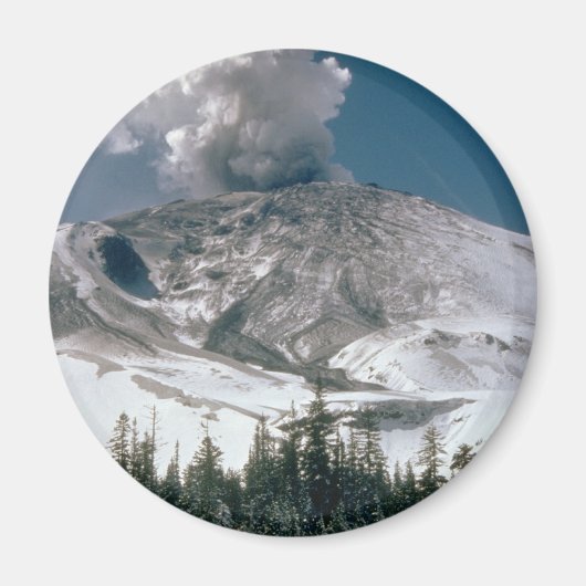 Aimant Mont Saint Helens - Avant l'éruption (Devant)