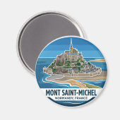 Aimant Mont Saint-Michel France (Recto/Verso)