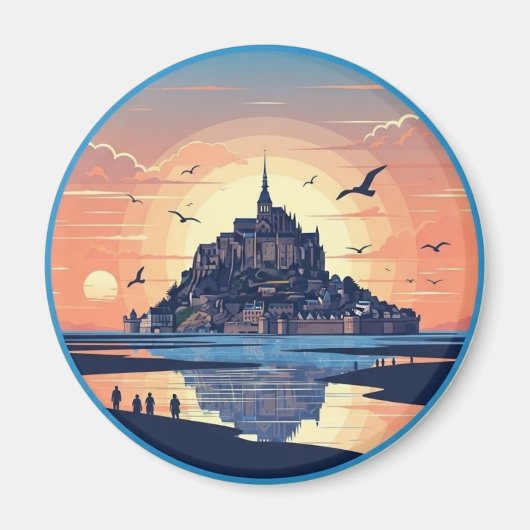 Aimant Mont Saint-Michel France Normandie (Devant)