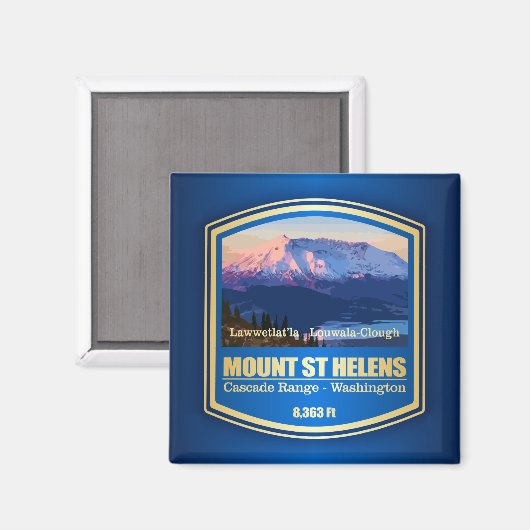 Aimant Mont St Helens (PF) (Recto/Verso)