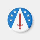 Aimant Montagne blanche SCA (Devant)