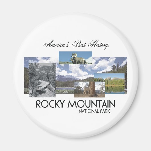 Aimant Montagne Rocky ABH (Devant)