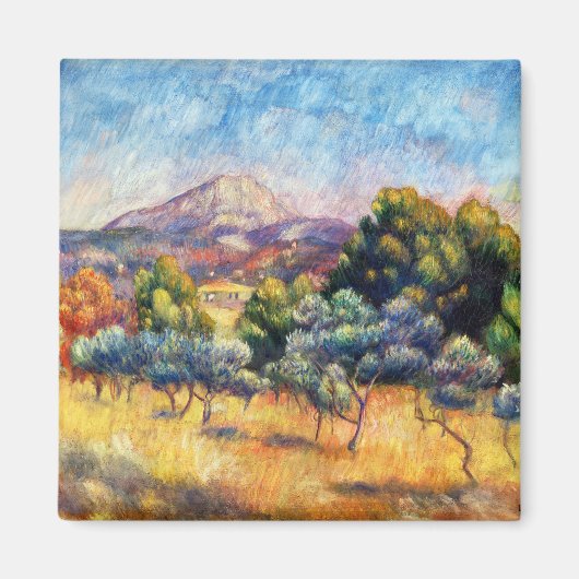Aimant Montagne Sainte-Victoire par Pierre-Auguste Renoir (Devant)