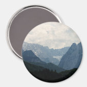 Aimant Montagnes alpines Nature Photo Pays (Recto/Verso)