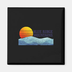 Aimant Montagnes Blue Ridge Vintage Montagnes Etats-Unis 