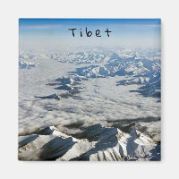 Montagnes de l'Himalaya sous les nuages - Tibet