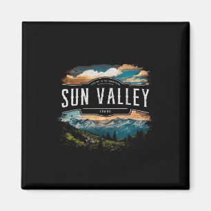 Aimant Montagnes de Sun Valley Idaho Randonnée Extérieur