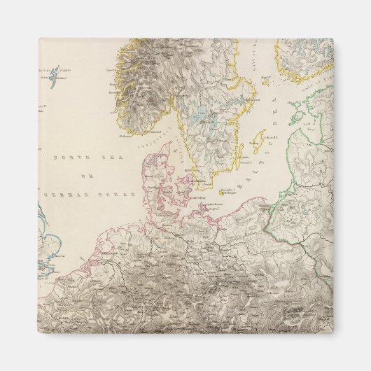 Aimant Montagnes d'Europe (Devant)