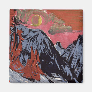 Aimant Montagnes en Winter, 1919