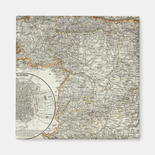 Aimant Montagnes et rivières de Madrid (Devant)