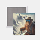 Aimant Montagnes Sasquatch (Recto/Verso)