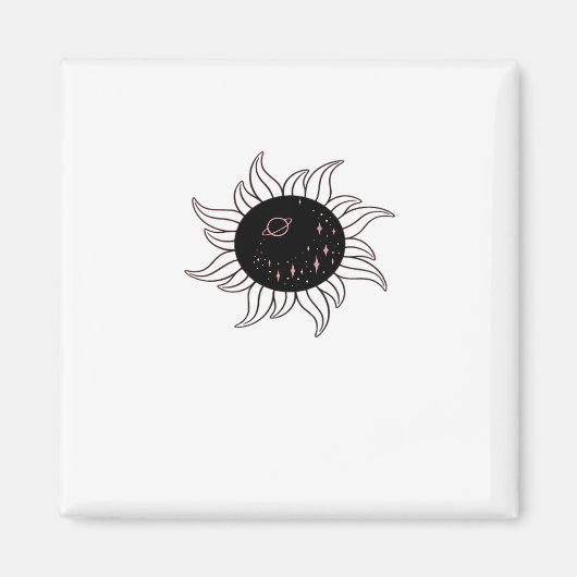Aimant Montagnes Solaires de l'Espace Whimsigoth et Couch (Devant)