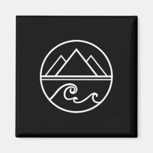 Aimant Montagnes Vagues Nature Extérieur Surf Randonnée R