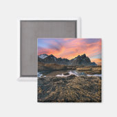 Aimant Montagnes | Vesturhorn Mountain Islande (Recto/Verso)