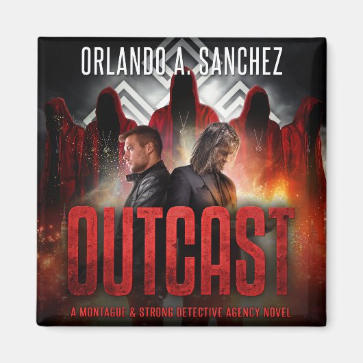 Aimant Montague & Strong - OUTCAST (Devant)