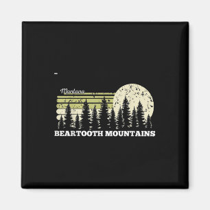 Aimant Montana Randonnée Montagnes Beartooth Arbres Natur