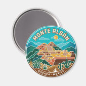 Aimant Monte Albán Mexique (Recto/Verso)