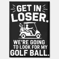 Monte dans le chariot de golf Perdant Cherche ma b