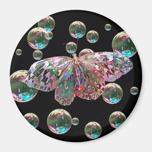 Aimant Montée des papillons (Devant)