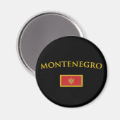 Aimant Monténégro d'or (Recto/Verso)