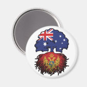 Aimant Monténégro Montenegro Australian Tree (Recto/Verso)