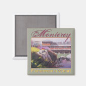 Aimant Monterey Fisherman Wharf Scenic California Coast (Recto/Verso)