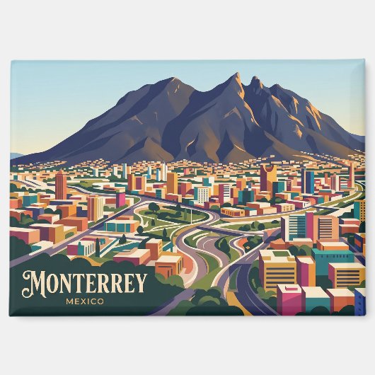 Aimant Monterrey Mexique (Recto)