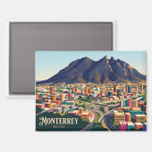 Aimant Monterrey Mexique (Recto/Verso)