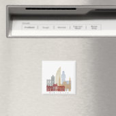 Aimant Montevideo skyline poster (In Situ (Lave-vaisselle))