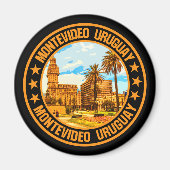 Aimant Montevideo Uruguay (Devant)