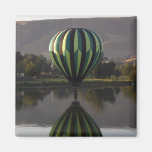 Aimant Montgolfière au-dessus de la rivière Yakima