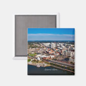 Aimant Montgomery, Alabama vue aérienne (Recto/Verso)