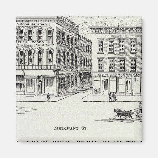 Aimant Montgomery West side Clay et Washington (Devant)