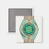 Aimant Montre en verre (Recto/Verso)