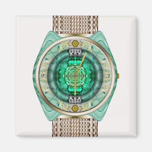 Aimant Montre en verre (Devant)