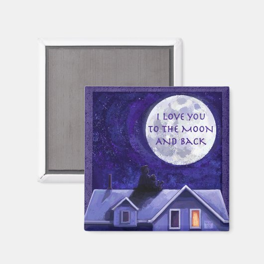 Aimant Montre Lune (Recto/Verso)